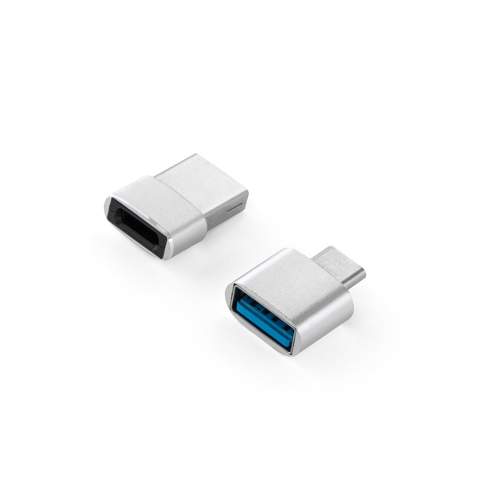 MINSKY. Комплект от 2 алуминиеви адаптера USB-A / USB-C