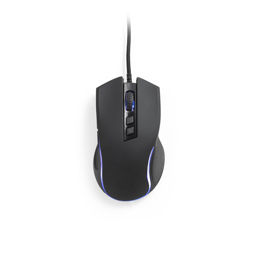 THORNE MOUSE RGB. Gaming mouse with 1'5m cable and ABS RGB LED lights