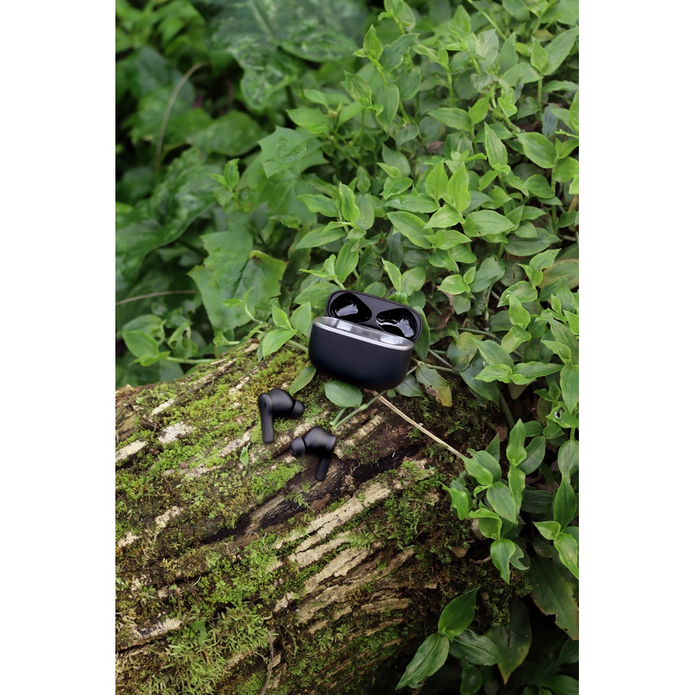 CAUBY. Безжични слушалки с ANC и 7 часа живот на батерията при рециклиран ABS (100% rABS)