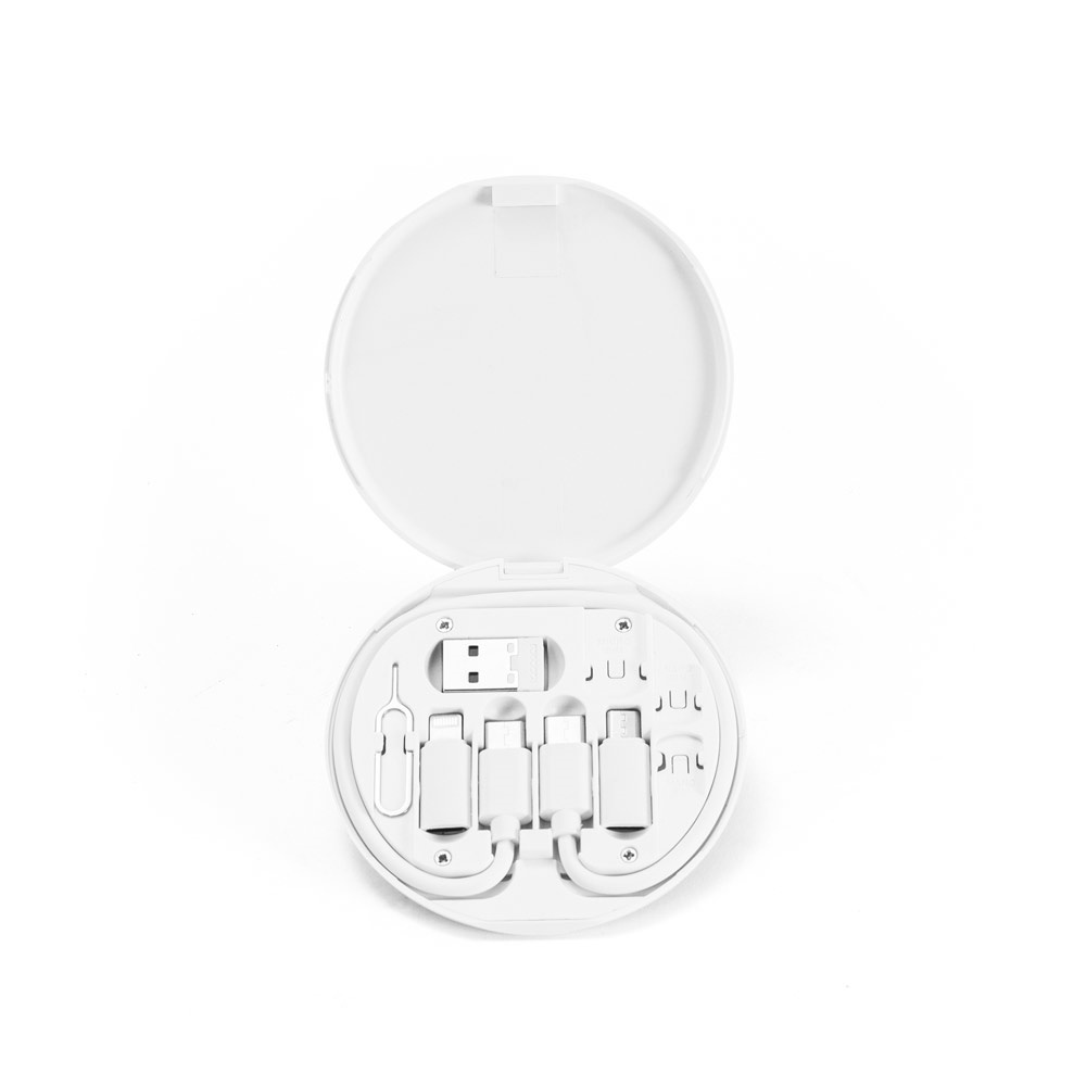 SYSTROM. Pециклиран ABS (100% rABS) супербърз кабел за зареждане и комплект адаптер