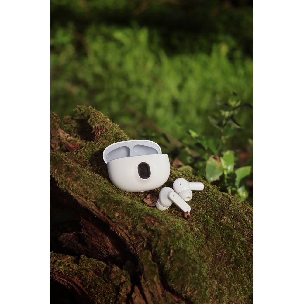 CAETANO. Безжични слушалки с 4 часа живот на батерията със рециклиран ABS (100% rABS)