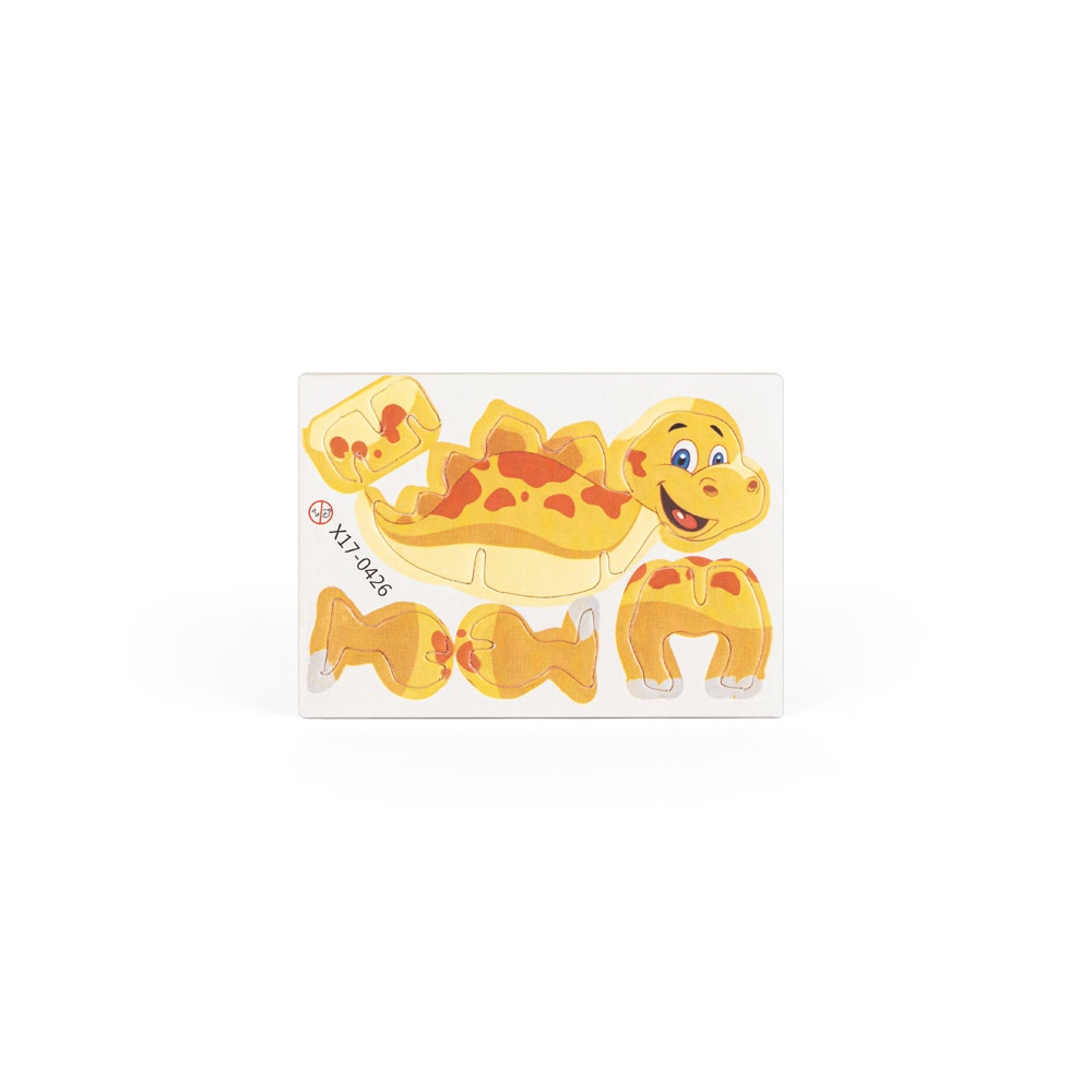 DINOSAURUS. 3D пъзел от хартия и EVA във формата на динозавър