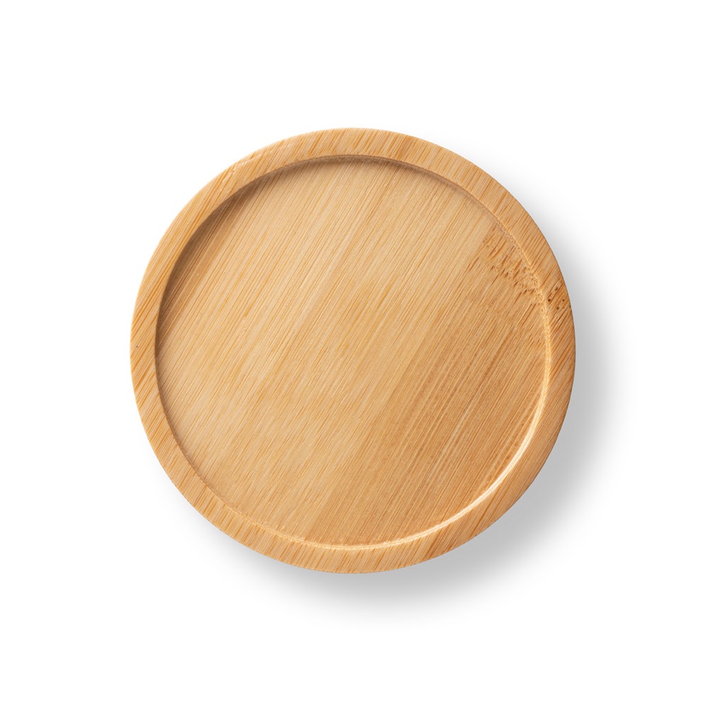 FANGIO. 220 mL ceramic mug with lid and bamboo base