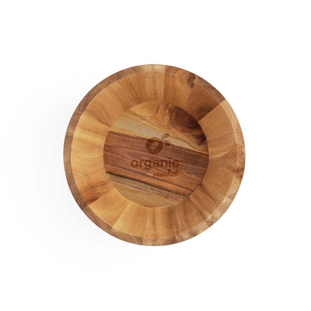 SAGE. Round acacia wood salad bowl
