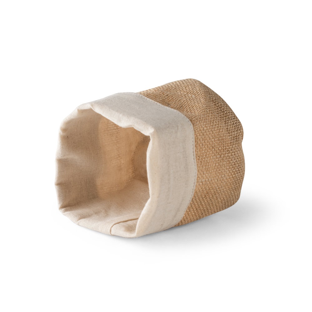 DUCASSE. Многофункционална чанта от юта (260g/m²) и памук (120g/m²)