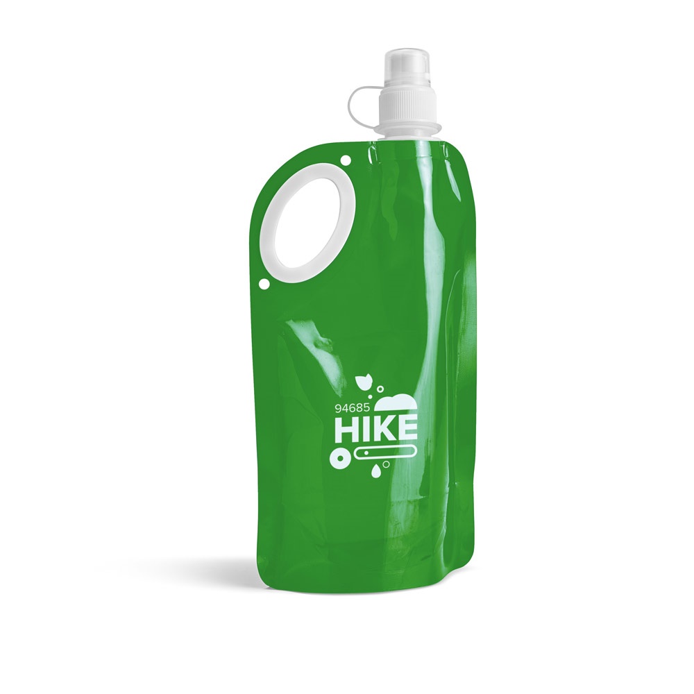 HIKE. Foldable bottle in PET, PA and PE 750 mL