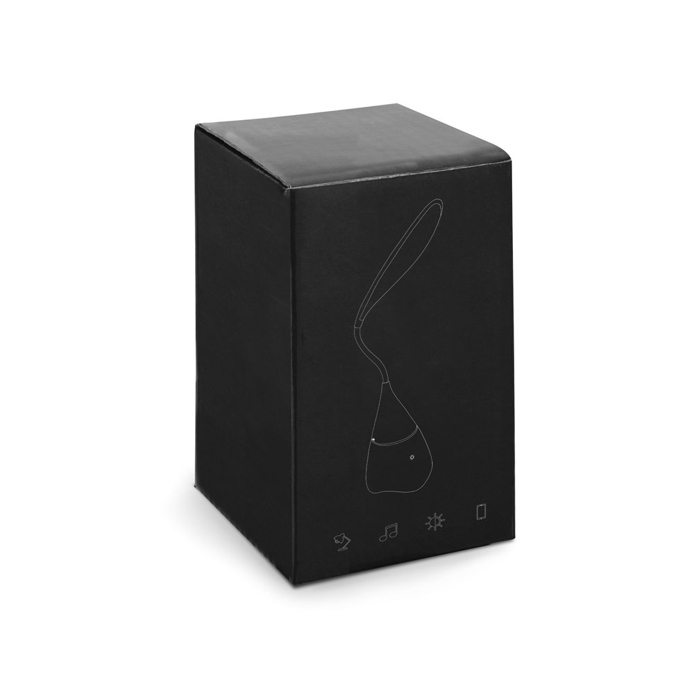 GRAHAME. Преносима настолна лампа с високоговорител и 5-часов живот на батерията от рециклиран ABS (100% rABS)