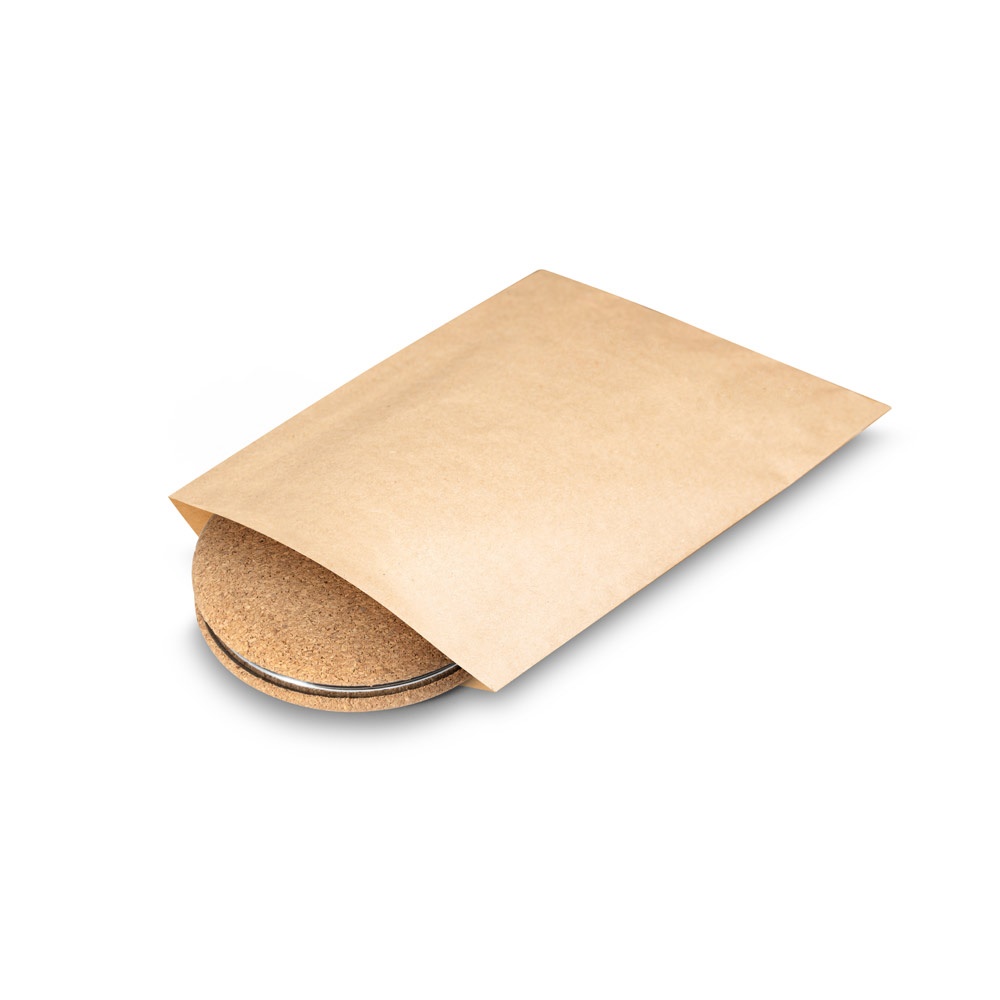 TILBURY. Folding cosmetic mirror in cork