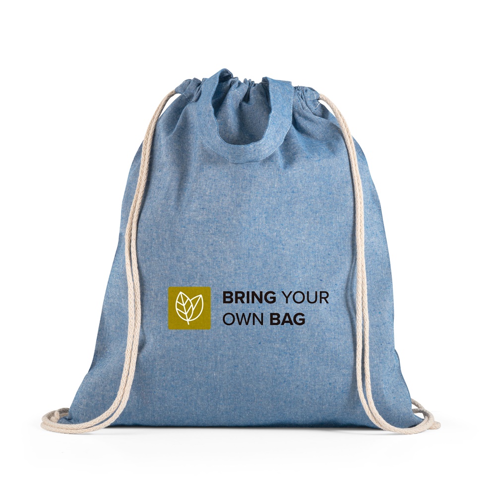 RISSANI. Мешка с рециклиран памук (70%) и полиестер (30% rPET) (140 гр/м²)