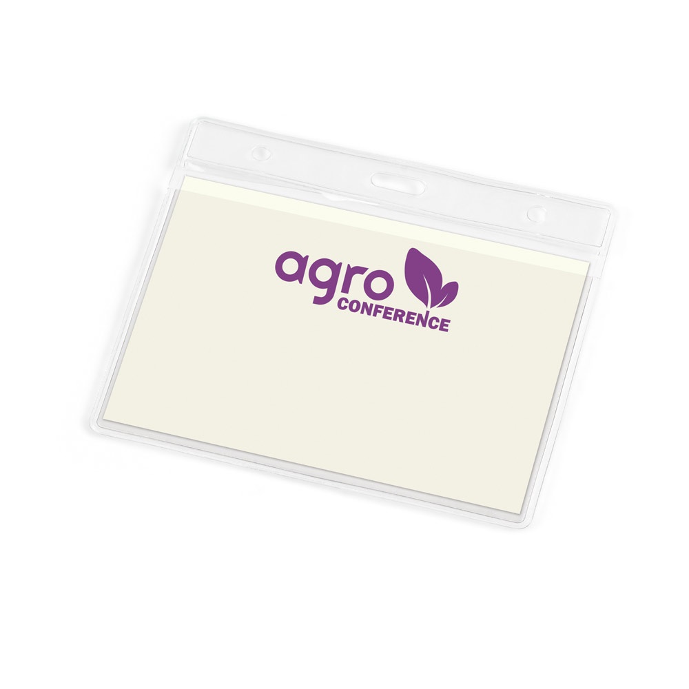 FORSYTH. Хоризонтален джоб за бадж от PVC