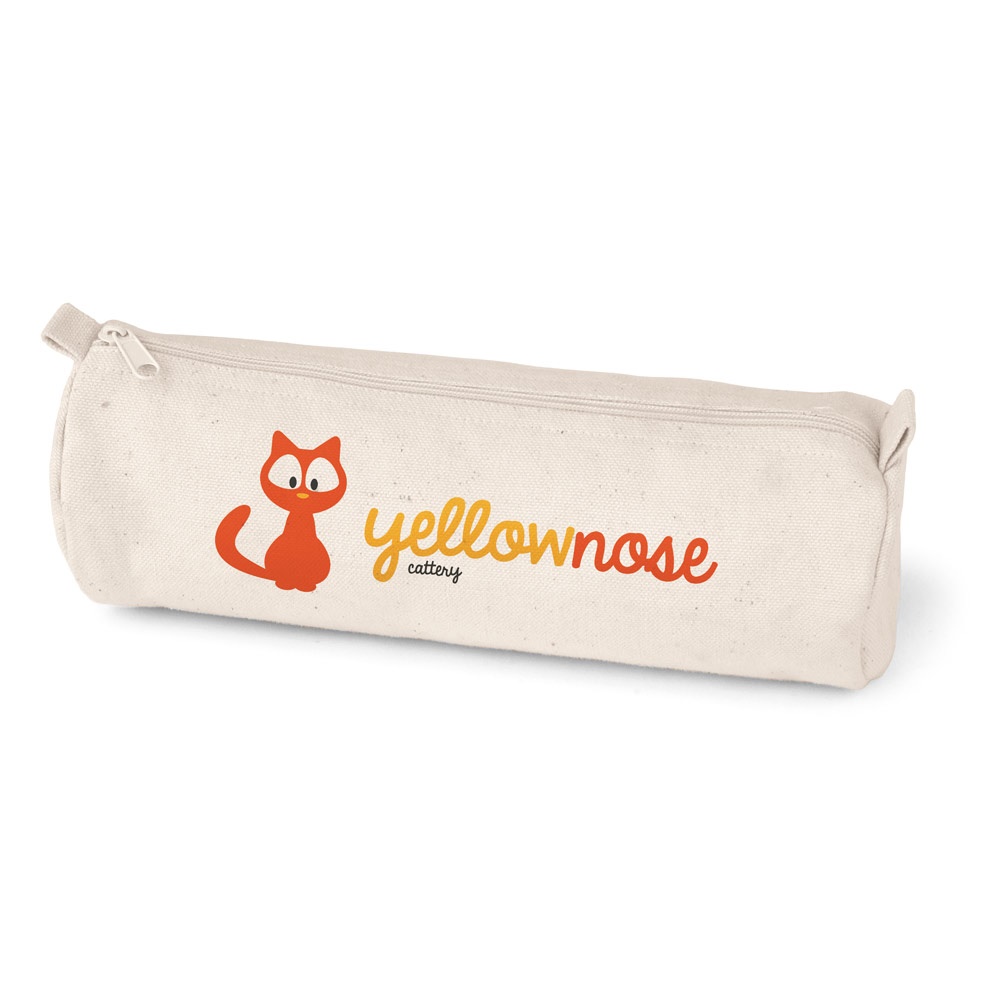 SCHOOLI. 100% памук (290 г/м²) моливник с цилиндричен дизайн