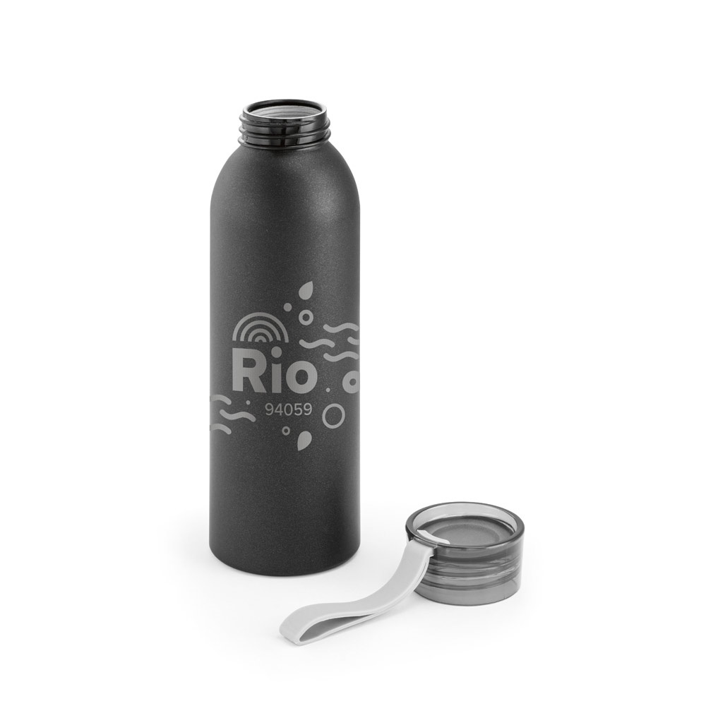 RIO. Recycled aluminium (100% rAL) bottle with PP cap 660 mL