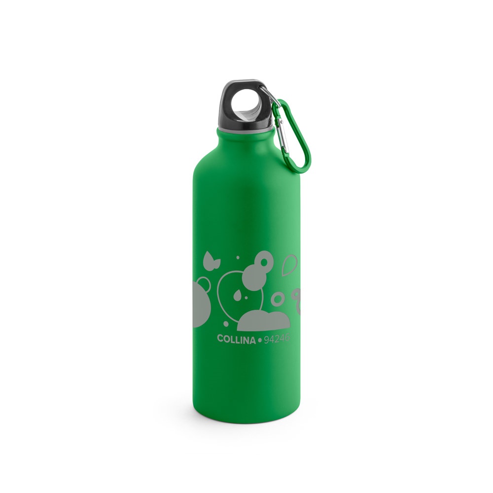 COLLINA. Aluminium bottle with carabiner 540 mL