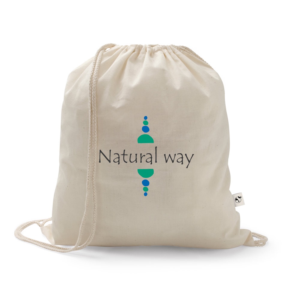 SALAMANCA. Мешка от рециклиран памук (70%) и рециклиран (30% rPET) (150 гр/м²)