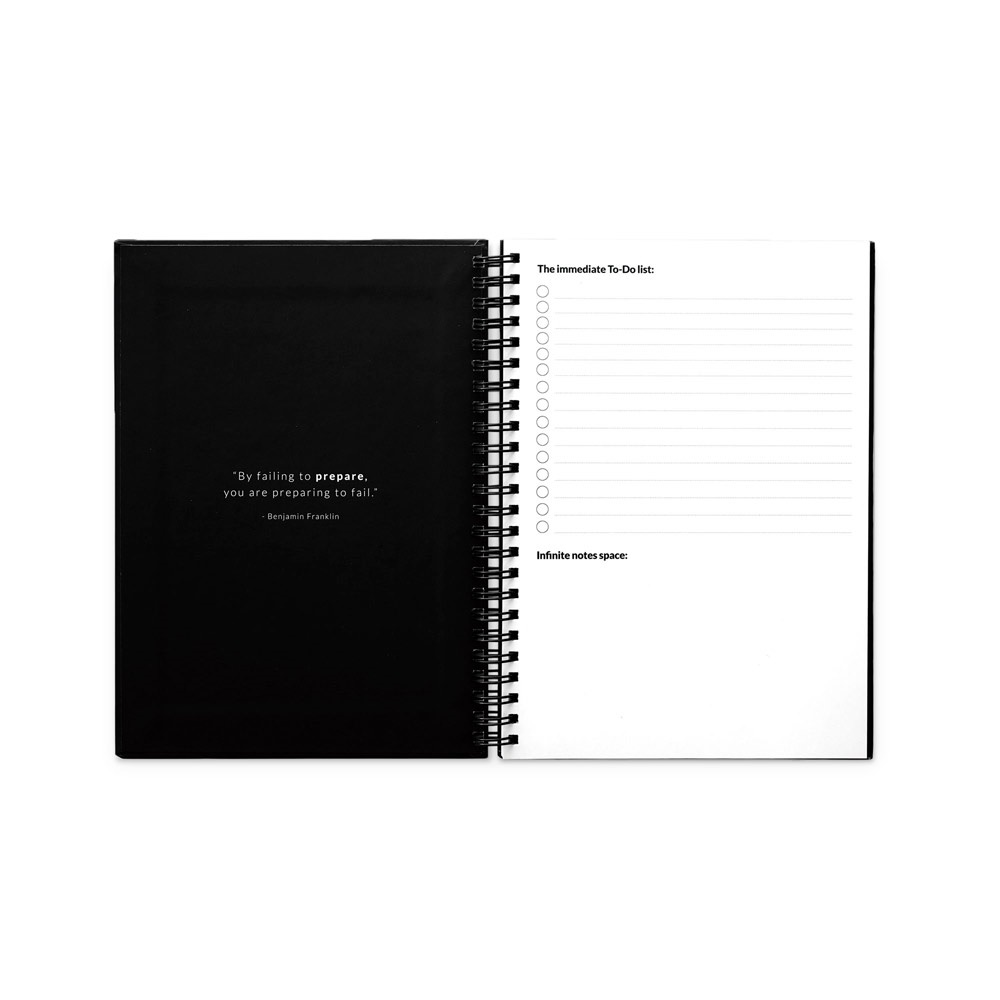STARTER KIT INFINITE PLANNER A5. Комплектът включва "безкраен дневник", комплект за почистване, маркер и държач за маркер