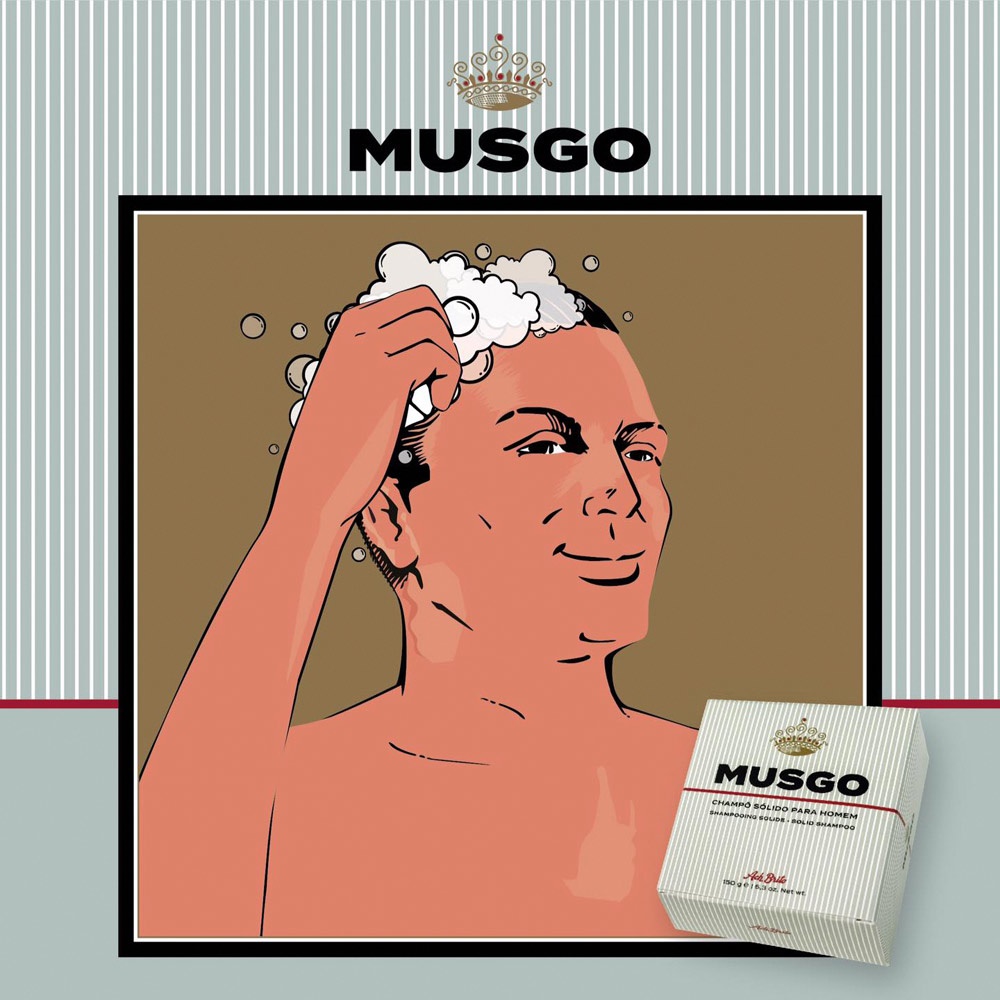 MUSGO II. Шампоан за мъже с аромат (150g)