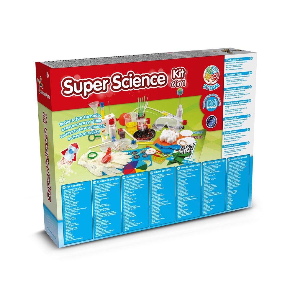 6 in 1 Super Science Kit I. Образователна игра за деца
