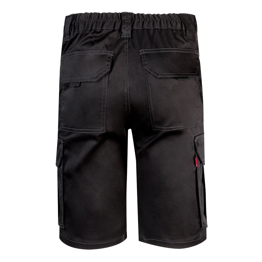 VL HEBE. Multi-pocket stretch Bermuda shorts (240g/m²), in cotton (46%), EME (38%) and polyester (16%)
