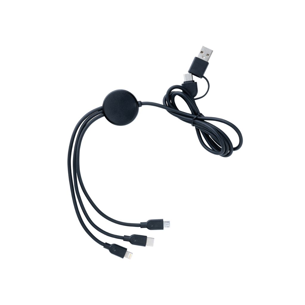 RCS рециклиран TPE и рециклирана пластмаса 6-in-1 кабел