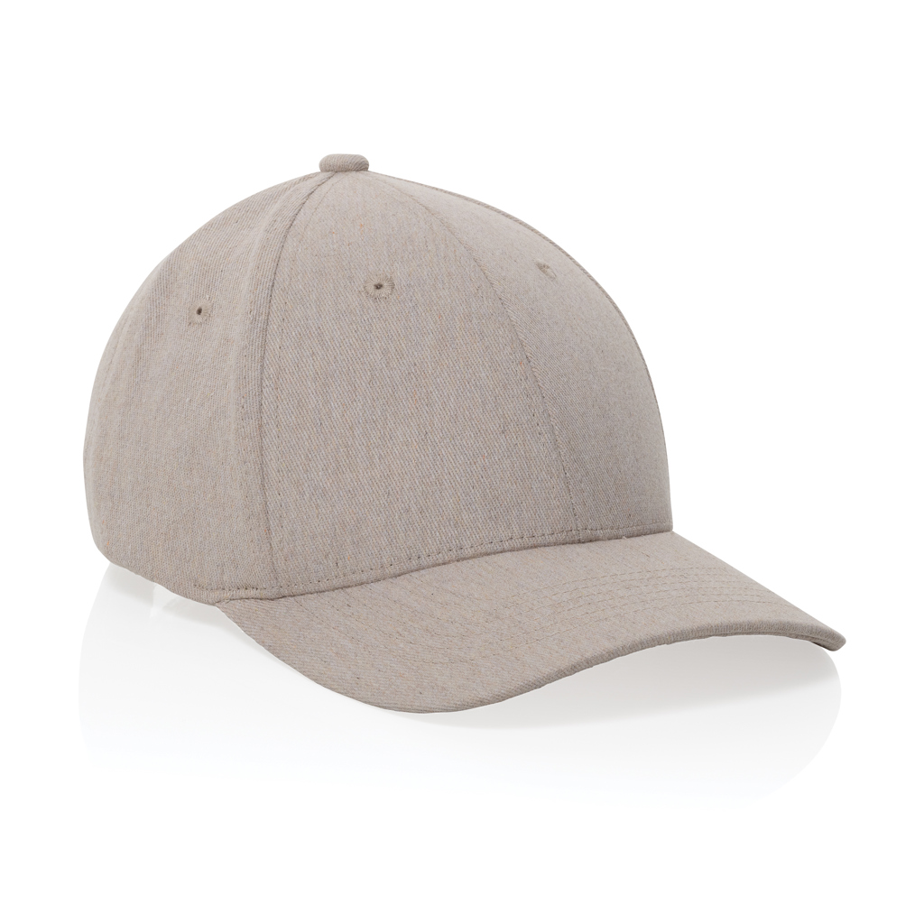 Milo AWARE recycled heather 6 panel cap 200gr