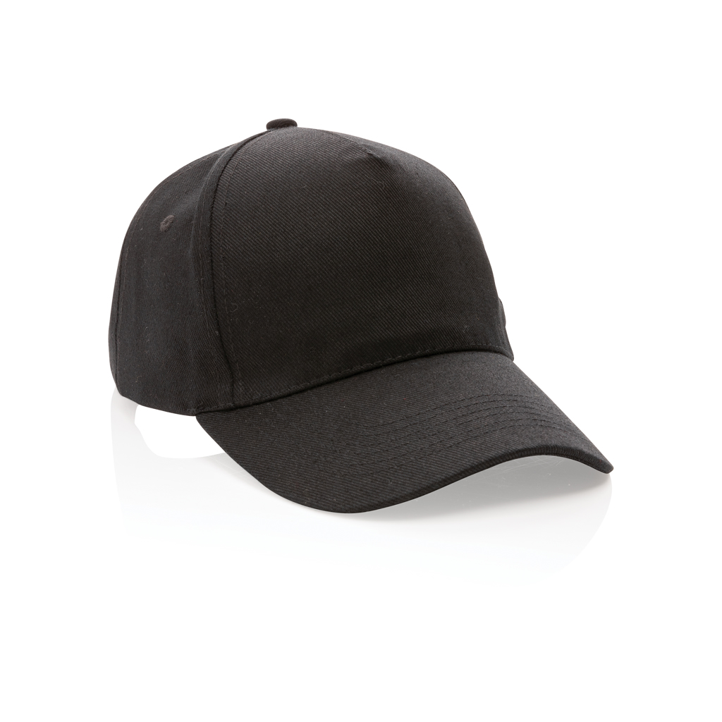 Impact 5panel 280gr Recycled cotton cap with AWARE tracer
