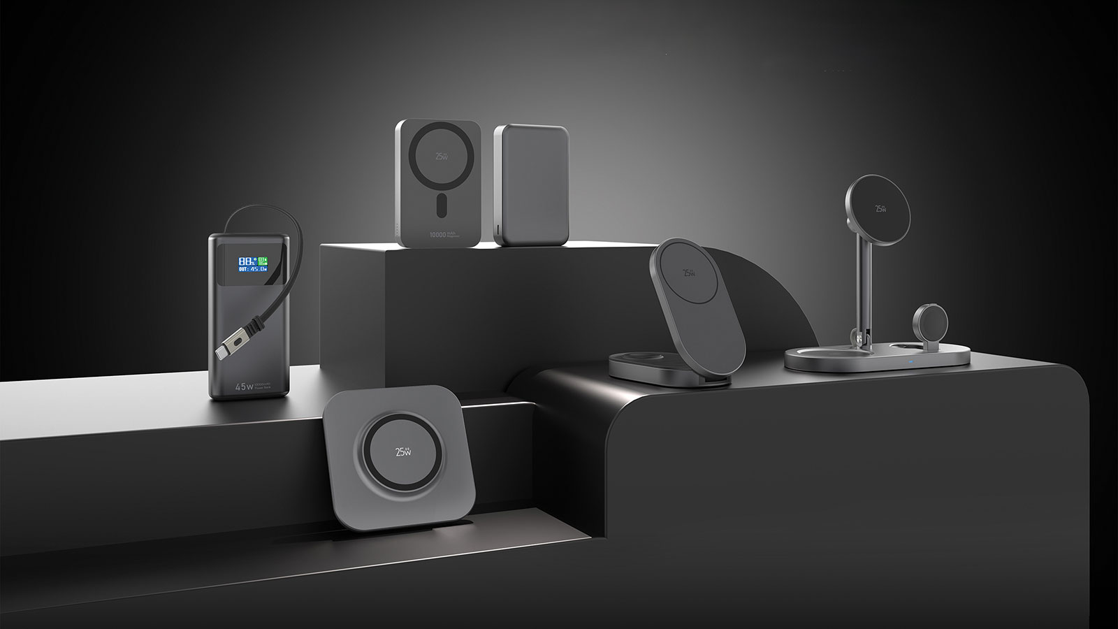 branded promotional gifts for IT companies – welcome kit with tech products and corporate accessories