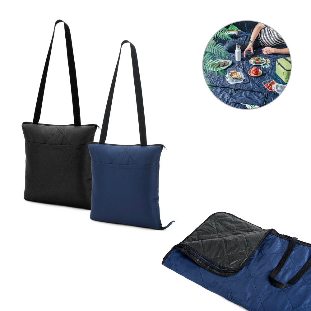 GRADY. Сгъваемо одеяло за пикник от rPET и PEVA