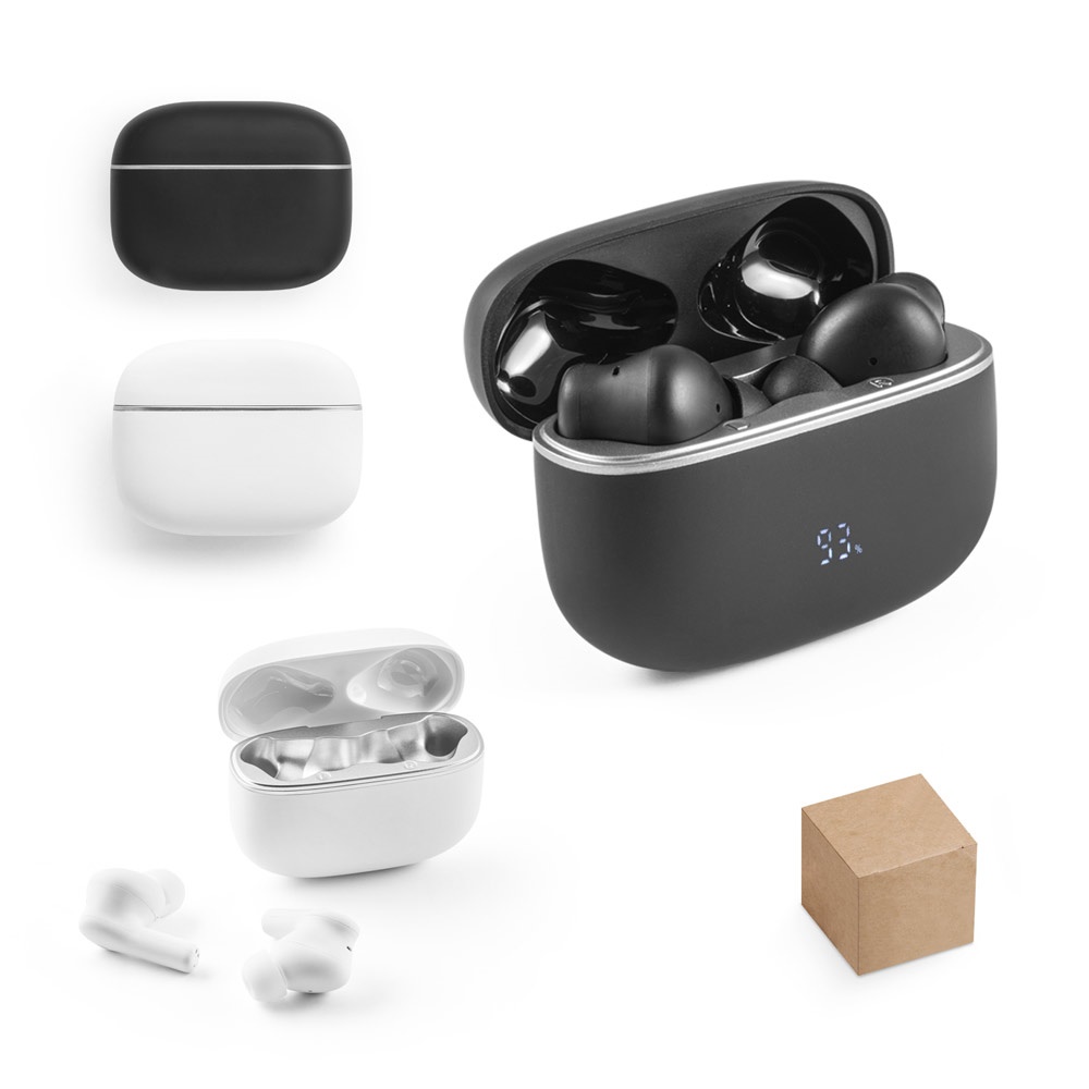 CAUBY. Безжични слушалки с ANC и 7 часа живот на батерията при рециклиран ABS (100% rABS)