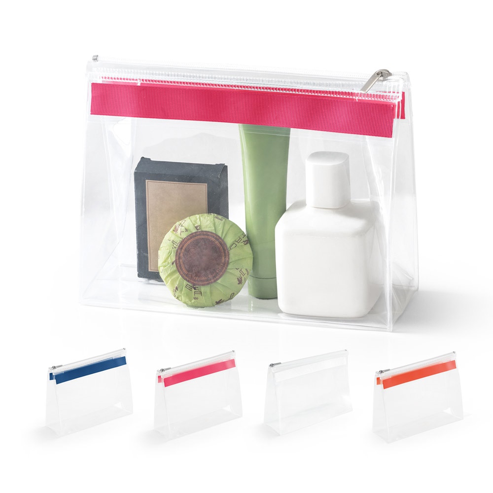 CHASTAIN. Прозрачен EVA калъф с цип