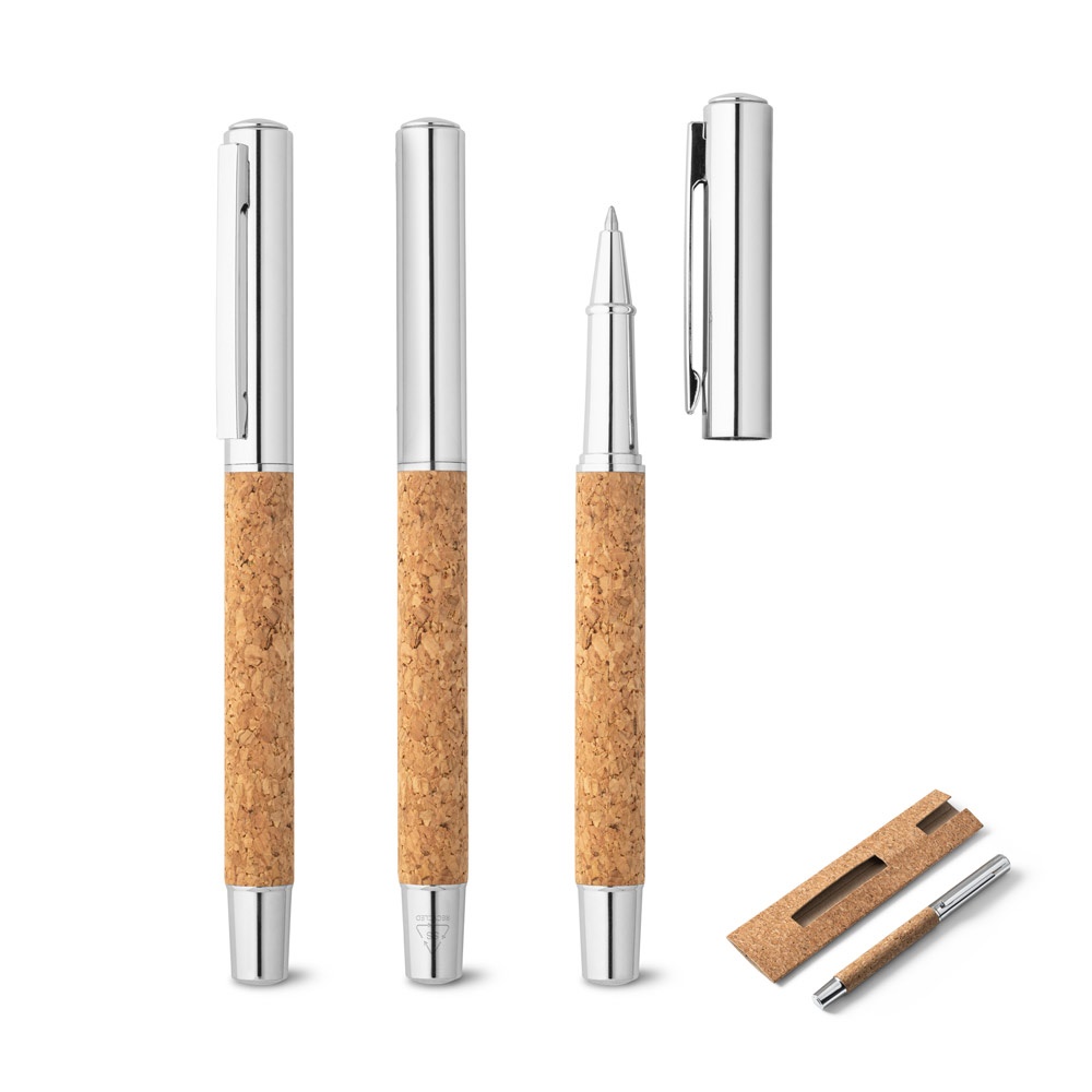 ANDREW. Ролер с корпус от неръждаема стомана (90% rSS) и корк с щипка