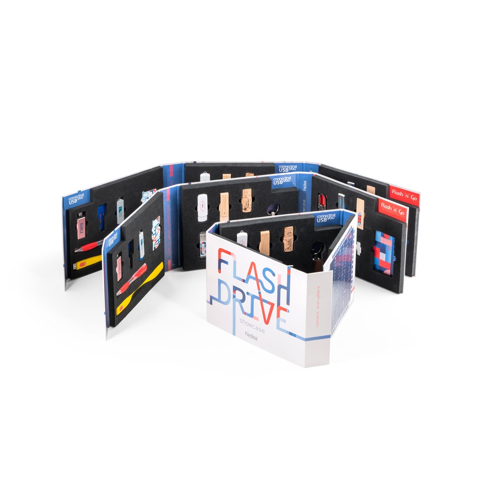 FLASH DRIVE SHOWCASE. Комплект от персонализирани флашки