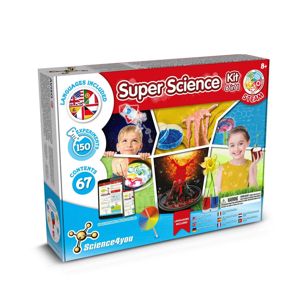 6 in 1 Super Science Kit I. Образователна игра за деца