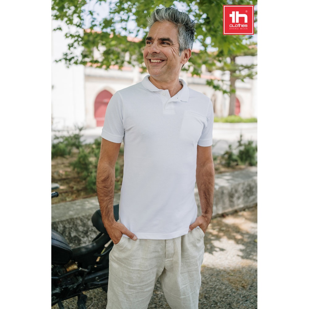 THC DHAKA WH. Men's polo shirt