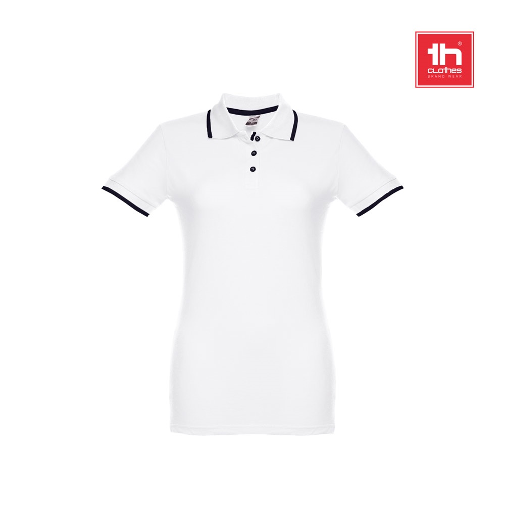 THC ROME WOMEN WH. Дамска поло риза slim-fit